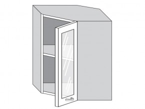 1.60.3у Шкаф настенный (h=720) угловой на 600мм со стекл. дверцей в Красновишерске - krasnovishersk.магазин96.com | фото