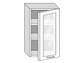 19.50.3 Шкаф настенный (h=913) на 500мм с 1-ой стекл. дверцей в Красновишерске - krasnovishersk.магазин96.com | фото