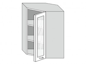 19.60.3у Шкаф настенный (h=913) угловой на 600мм со стекл. дверцей в Красновишерске - krasnovishersk.магазин96.com | фото