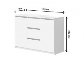 Комод с 3-мя ящиками и дверками СГ Модерн в Красновишерске - krasnovishersk.магазин96.com | фото