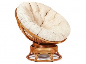 Кресло-качалка Papasan w 23/01 B с подушкой Cognac, ткань Старт в Красновишерске - krasnovishersk.магазин96.com | фото