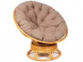 Кресло-качалка Papasan w 23/01 B с подушкой Honey, экошерсть Коричневый в Красновишерске - krasnovishersk.магазин96.com | фото