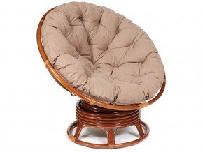 Кресло-качалка Papasan w 23/01 B с подушкой Pecan, экошерсть Коричневый в Красновишерске - krasnovishersk.магазин96.com | фото