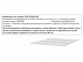 Основание из ЛДСП 0,9х2,0м в Красновишерске - krasnovishersk.магазин96.com | фото