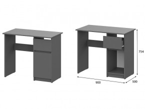 Стол письменный 900 Денвер Графит серый в Красновишерске - krasnovishersk.магазин96.com | фото