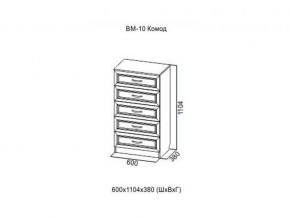 ВМ-10 Комод в Красновишерске - krasnovishersk.магазин96.com | фото
